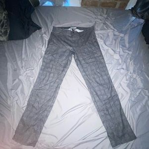 BRAX Feel Good Gray Micro Glen Plaid Fabio Pants Mens Size 36 X 32 Slim